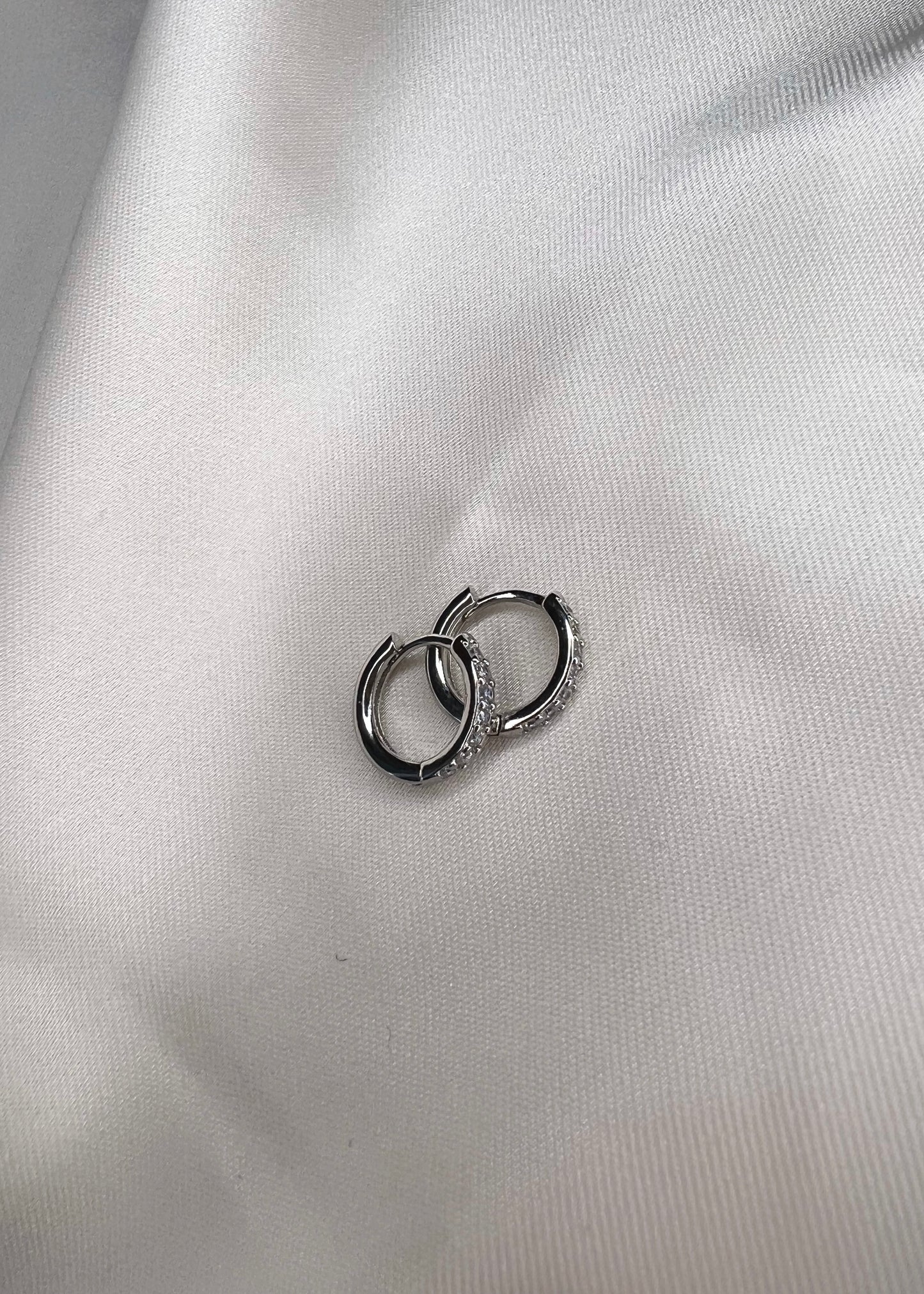Mini hoops zilver